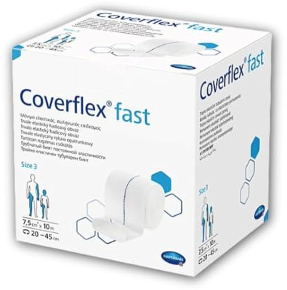 COVERFLEX fast Schlauchverb.Gr.3 7,5 cmx10 m weiß 1 St