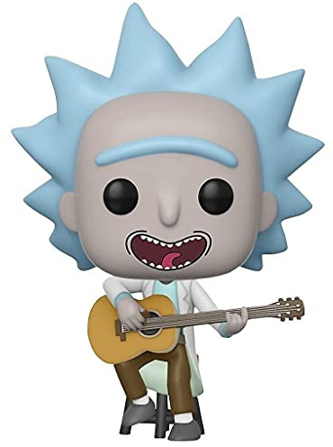 Funko Pop! Vinyl: Rick Sanchez & Morty: Tiny Rick Sanchez mit Guitar - Morty, Multi - Rick and Morty - Vinyl-Sammelfigur - Geschenkidee - Offizielle Handelswaren - TV Fans