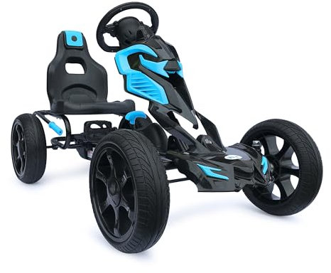 Kinder Pedal Go Kart - 5-12 Jahre, Mit Pedal, Shaum Reifen Eva Wheels