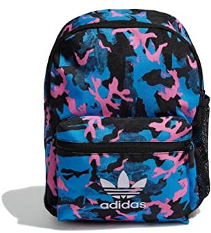 adidas Zaino unisex per bambini, Camo Inf Bp, Blu Pulblu/Carbon/Nero, HK4942, Taglia NS