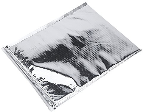 Nimomo Lebensmittel-Aufbewahrungstasche, 5 Stück/Set, Thermo-Kühltasche aus Aluminiumfolie mit Reißverschluss für Picknick, Mittagessen, Reisen, Camping (25 x 30 cm)