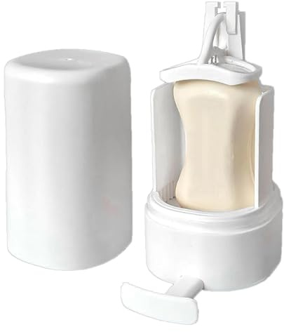 Generisch Seifenmühle, Mahlen von Seifenstück - Auslaufsicherer Seifenstück-Zerkleinererhalter zum Händewaschen - Fester Seifenbehälter, Stangenmühle für Fitnessstudio, Badezimmer, Camping, Küche