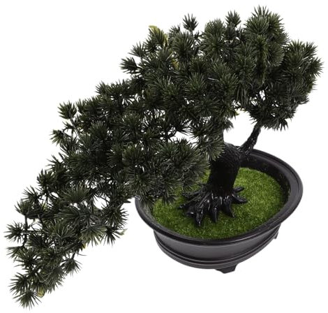 Generisch Feng Shui Bonsai Baum Ornament Lebensechte Künstliche Kiefer Pflegeleicht Zimmer
