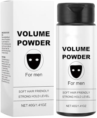 Based Texture Powder, Volumenpuder für Haare, Männer, dünn und feines Haar, Haarstyling-Pulver mit Textur, mattem Effekt (40g, 1pc)
