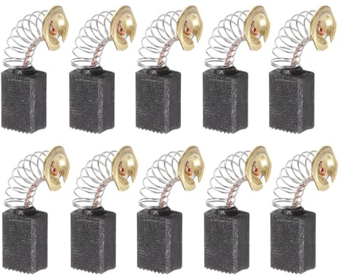 QUARKZMAN Escobillas de Carbón Kit, 12x6x9mm, 10pcs CB411 para Motor | Cepillo de Carbono Carbon Brushes Repuesto para Reparación Herramienta Eléctrica Taladros Percutores Sierras Crculares