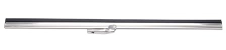 Balais d'essuie-Glace en Acier Inoxydable, Remplacement Durable de qualité supérieure pour Voiture Bateau Marine 10 Pouces Noir et Argent