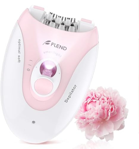 Epilierer Damen, Gesichtshaarentferner für Frauen, USB Elektrischer Epilierer Damen mit LED-Licht, 2 Geschwindigkeit, Gesichtsepilierer Damen für Körper, Achselhöhle, Bein