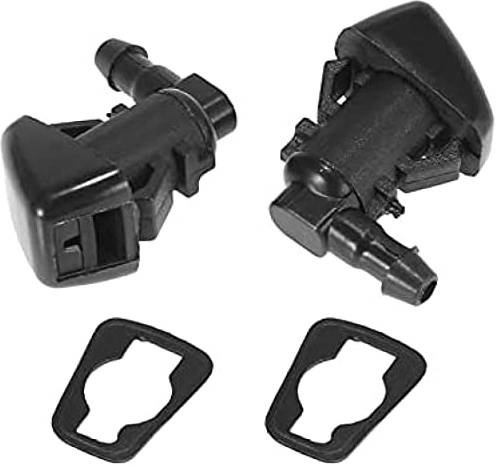 Kit di 2 ugelli lavavetri per Parabrezza Anteriore e tergicristallo per per Dodge Nitro 3.7l 4.0l V6 2007-2011 per per Jeep Liberty 3.7l V6 2008-201255157319aa, 4806312aa