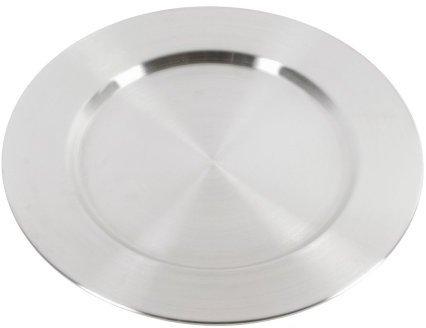 APS 35930 Platzteller 31cm rund, Edelstahl, Silber, 28 x 28 x 30 cm