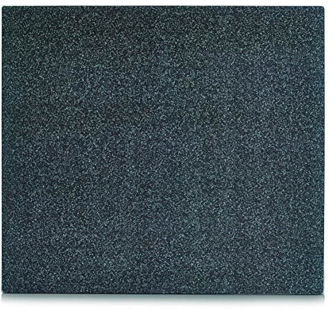 Zeller 26281 Herdblende-/Abdeckplatte Granit, Glas, anthrazit