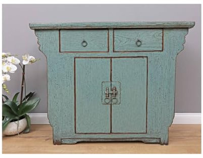 Yajutang Antike chinesische Kommode Sideboard 2 Türen 2 Schubladen …