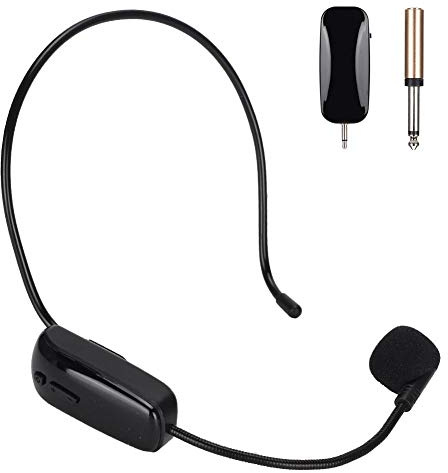 Topiky Tragbarer Voice Amplifier-Lautsprecher, Mikrofonkondensator mit 3,5-mm-Kopfhörer für Lehrer, Reiseleiter und Trainer