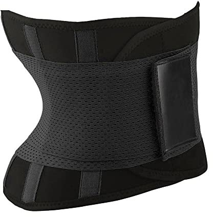 TopHomer Bauchweggürtel, Fitness Gürtel Verstellbarer, 5 Farben Taille Trimmer Gürtel Fitnessgürtel, M/L/XL/XXL/3XL Abnehmen Waisttrainer Taillenformer, Bauchgürtel für Herren und Damen