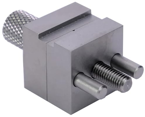 Toplionace Mini Schraubstock Aus Edelstahl Kleiner 2-in-1 Schraubstock für Den Zusammengebauten Modellbau Werkzeug Hobby Heimwerker