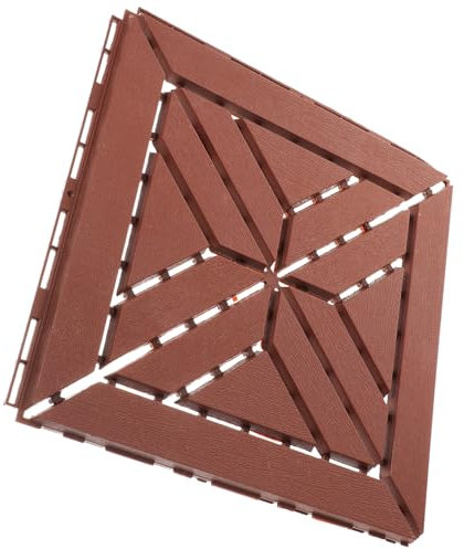 jojofuny Balkon Fliesen Für Außenbereich Robuste rutschfeste Kunststoff-deckfliesen Für Garten Terrasse Und Balkon Einfache Montage Wetterfest Und Dekorativ