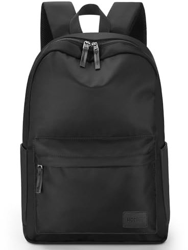 HOMIEE Laptop Rucksack 15,6 Zoll, Schulrucksack Rucksack Damen Herren Laptoptasche Backpack Daypacks Rucksack Damen Elegant Business Herren Schwarz Uni Sportlich Modern Cityrucksack Laptoprucksack