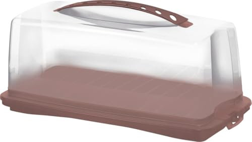 Rotho Kuchenbehälter Fresh iron rot Kuchentransportbox