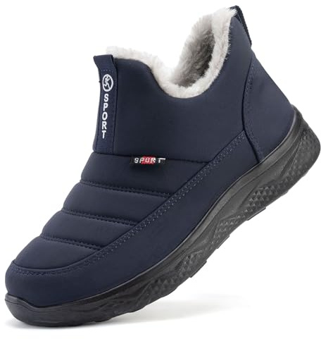 Moudn Botas De Nieve Para Mujer Invierno Calientes Piel Forradas Zapatos Outdoor De Trabajo Formal Calzado Ligero Que Caminan
