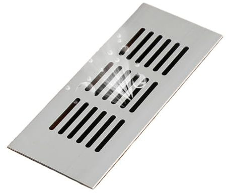 Cubierta De Ventilación Cubierta de ventilación de aleación de aluminio for gabinete, cubierta decorativa negra for ventilación, tapón de orificio, rejilla de ventilación for guardarropas, accesorios