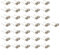 Entgoinggo Replacement Dethatcher Tines 29272,Steel Lawn Rake Scarifier Accessories,For Greenworks 27022 2500600G 10 Amp 14 Corded Dethatcher(36pcs)