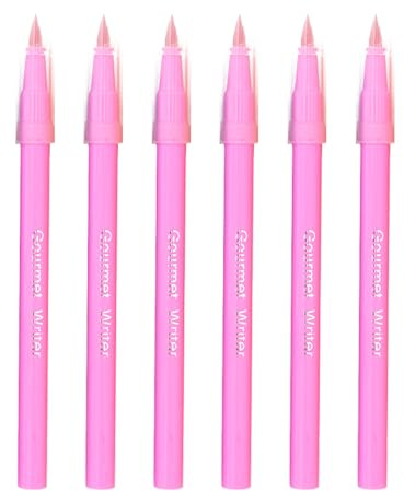 CHIZISX 6Pieces Baking Markers Baking Coloring Pen for Cake Decorating Food Grade Markers for Fondant Cakes Easter Eggs