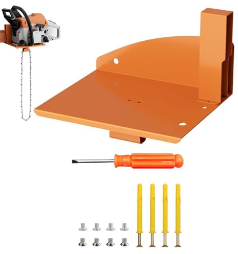 Support Tronçonneuse - Garage Mural, Support Robuste, Rangement | Étagère Outils Électriques Pour Jardin Tronçonneuses Qualité Unité Système Professionnel Modèle Un Pro Résistant Structure Un