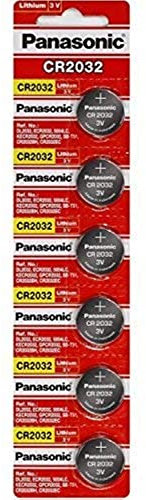 Panasonic CR2032 Batteria al litio cr-2032 3V Coin Cell pacchetto di 6 batterie ''panasonic marca nome'' exp. data 2022