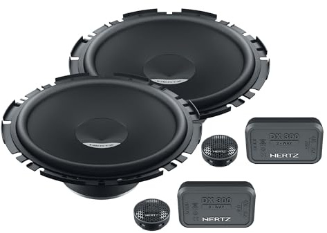 Hertz DSK 170.3 kit 2 vie 170mm, 160W | carta pressata idrorepellente, tweeter PEI 24mm, crossover incluso, 6,5 pollici, 80W RMS, 4 Ohm, 93 dB