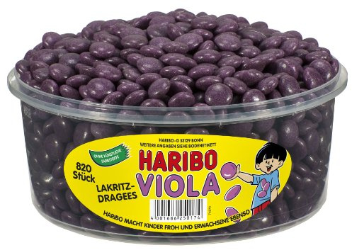 Haribo Viola 2 x 820 Stück in Runddose je 1148g