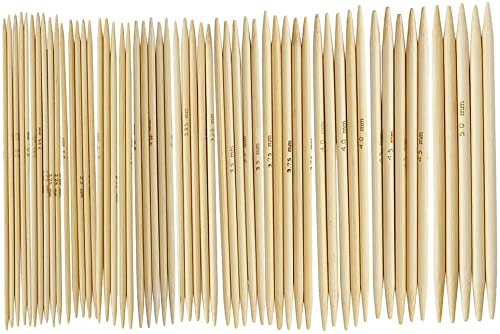 AKORD Bamboo Knitting Needles, 2-5mm