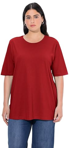 Ulla Popken dam, rund hals t-shirt