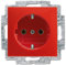 Busch-Jaeger 20 EUC-917 SCHUKO - Inserto per presa elettrica, colore: Rosso Balance SI 2CKA002011A6234