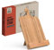 Chef Pomodoro Soporte Libros Cocina | Atril para Libros de Recetas de Cocina | Atril Madera Natural de Acacia, 37cm x 24cm | Atril Plegable Apto para Tablets iPad y Libros de Cocina