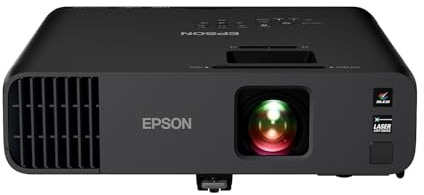Epson Pro EX10000 3-Chip 3LCD Full HD 1080p, Wireless Laser Projector 4,500 Lumens Equal Color and White Brightness, Miracast, 2 HDMI Ports, Built-in 16W Speaker