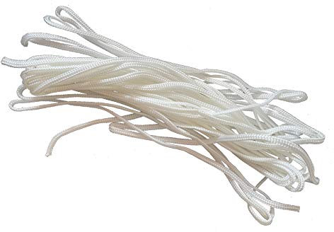 6 Metres Picture Hanging Cord Strong Nylon White for Pictures, Mirrors etc. 30kg Breaking Strain