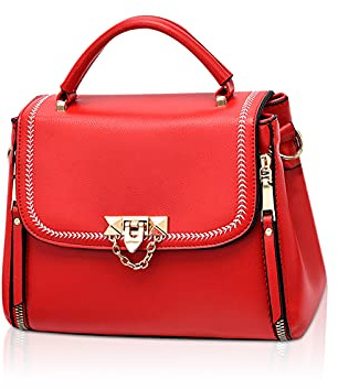 NICOLE & DORIS Damen Handtaschen Klein Tasche Elegante Frauen Umhängetasche Designer Schultertaschen PU Leder Messenger Bag Tragetasche Damen mit Abnehmbar Schultergurt