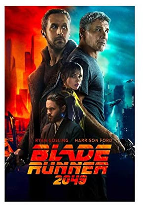 Blade Runner 2049 Klassisches Filmposter, Leinwand, Schlafzimmer, Dekoration, Sport, Landschaft, Büro, Raumdekoration, Geschenk, ohne Rahmen, 20 x 30 cm