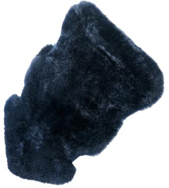 CHRIST Fårskinn Dekorativ päls av hög kvalitet, ekologisk, äkta, vit långhårig päls, lyxigt fårskinn från Patagonien, som matta, sittdyna eller för dekoration
