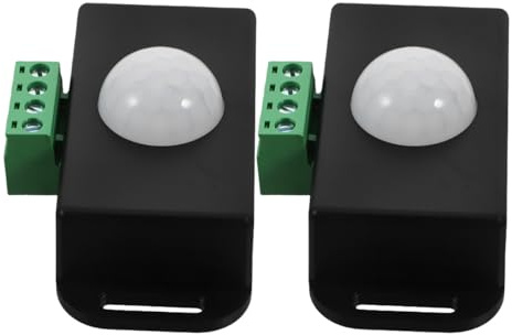 Homoyoyo 2-Pack Body Infrared Light Switch: Motion Sensor 12V/24V Motion Sensor Switch for LED Light Strip Automatic Infrared Controller Motion-Activated, Energy-Efficient Indoor/Outdoor