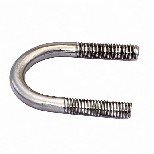 U-Bolzen, U-Bolzen, M6 M8 M10 M12 U-Schraube 304 Edelstahlklemme U-Bolzen U-Bolzen zur Befestigung (Abmessungen: M12x76) (Größe: M12x328)