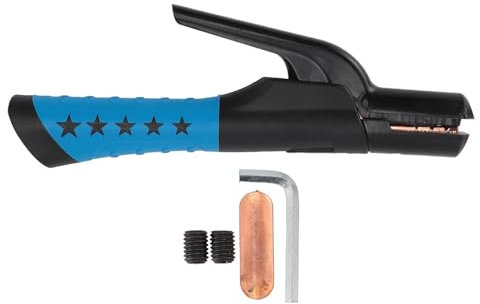 Portaelettrodo, Portaelettrodo per Saldatura Stile Euro 500A Stinger Morsetto per Elettrodo a Pinza per Carichi Pesanti per Saldatrice Ad