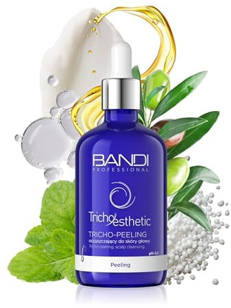 Esfoliante Cuoio Capelluto Tricho-Purificante: Peeling Normalizzante con Allantoina, Acido Lattico, Olio di Oliva, Menta Piperita e Urea per un'azione preparatoria all'assorbimento degli attivi.