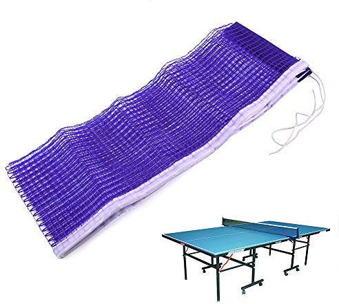 shenruifa Tischtennisnetz, Blau, 1,72 M, Tragbares Nylon-Tischtennis-Tischtennisnetz, Ersatz Outdoor-Indoor-Sport