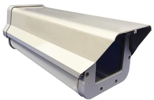 CCTV Security Outdoor Camera Box 10/12 inch, IP65 Weatherproof Junction Aluminium Alloy Box Shell for CCTV Heavy Duty Urveillance Camera Housing Dust Cover Case (10 inch)