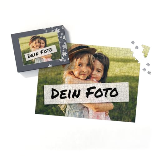 Fotopuzzle Mit Eigenem Bild - Selbst Gestalten 1000 Teile - Schachtel Puzzleteile - Puzzle Mit Foto - Geschenk Geburtstag Quer
