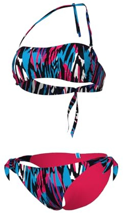 Arena Bikini Bandeau Mujer Water Print