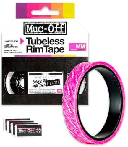 MUC OFF accessorio Rim Tape tubeless 19mm 10 metri