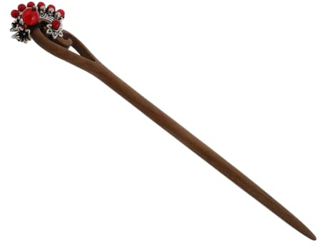 VICASKY Horquilla de Madera Retro para Cabello Palillos Chinos para Hacer Moños Accesorios de Madera para Vestir al Estilo Hanfu Decoración de Moño Tradicional