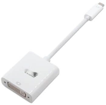 PRENDELUZ USB-C-auf-DVI-D-Adapterkabel, 0,15 m, weiß, unauffällig, ideal zum Verbinden von USB-C-Geräten mit DVI-D-Monitoren, um hervorragende Videoqualität in einem kompakten und modernen Design zu