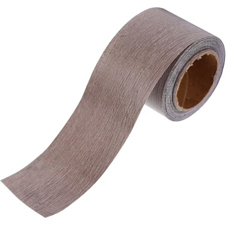 MINAOLULUS Selbstklebende Fußleistenaufkleber Flexible Wand Sockelleisten PVC Holzoptik für Innenräume Dekorativ